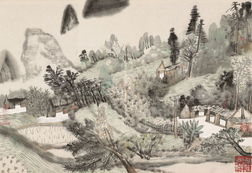 2007年 张家界写生稿69x48cm