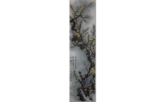 冰雪林中