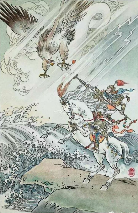羽翼仙现出真身大战孔宣