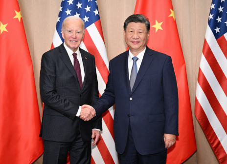 2024年11月国家主席习近平在利马同美国总统拜登举行会晤