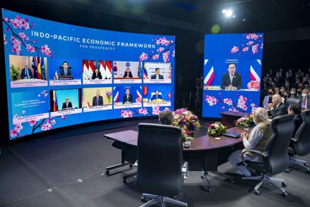 2022年5月23日，拜登总统与印太国家领导人启动IPEF